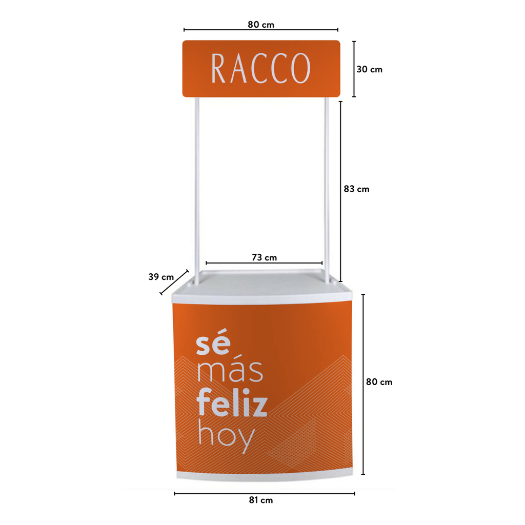 Mostrador Portátil Plegable Racco (679) | Racco