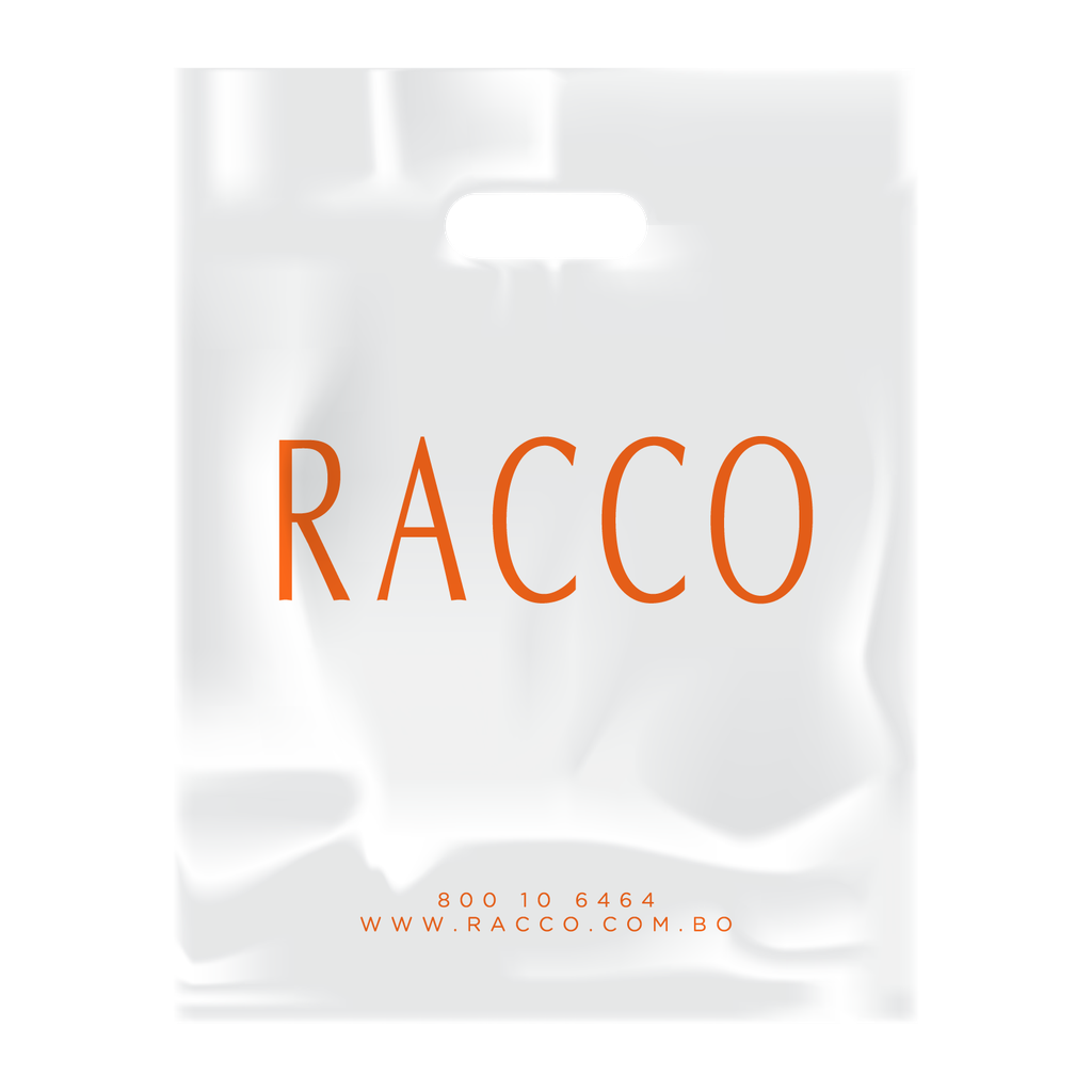 Kit Pack Bolsa Blanca Grande Racco X20 (94685)