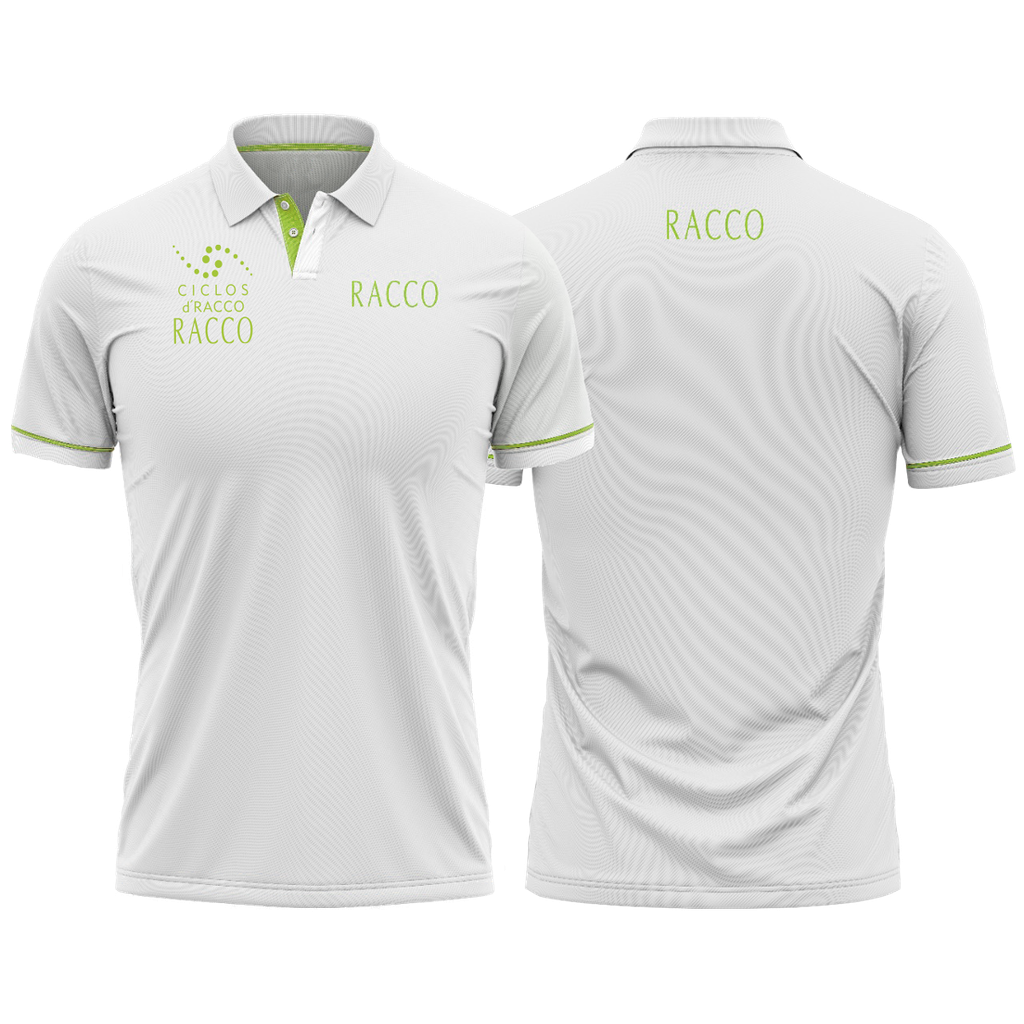 [823] Polera Ciclos Blanca Masculina - XG - Racco (823)